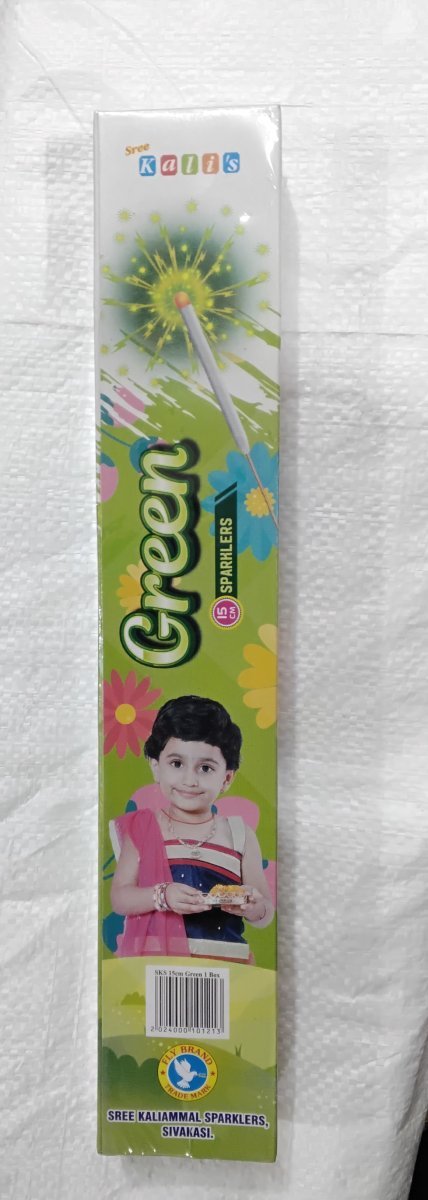 15cm Green Sparklers