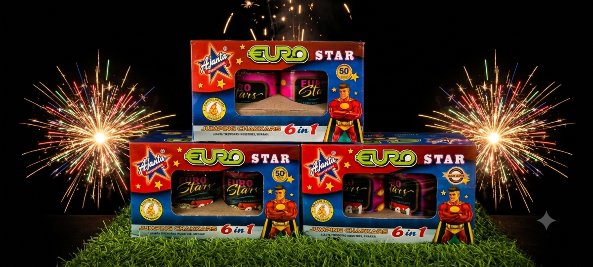Euro Star (6 in 1 Green Chakker) (2pcs)