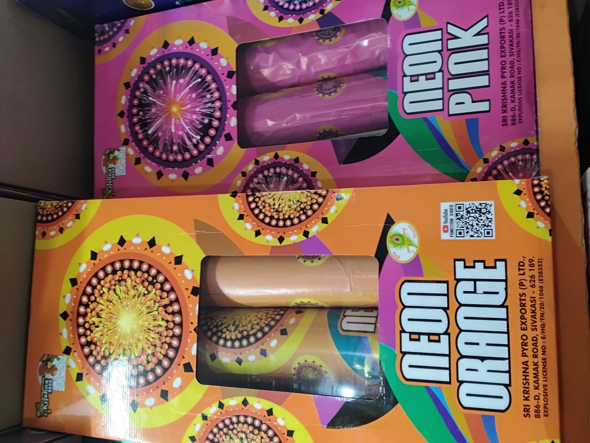5" Neon Pink Krishna (2pcs)